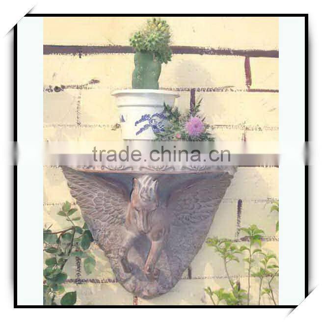 Home and garden decor fiberglass hanging bracker planter