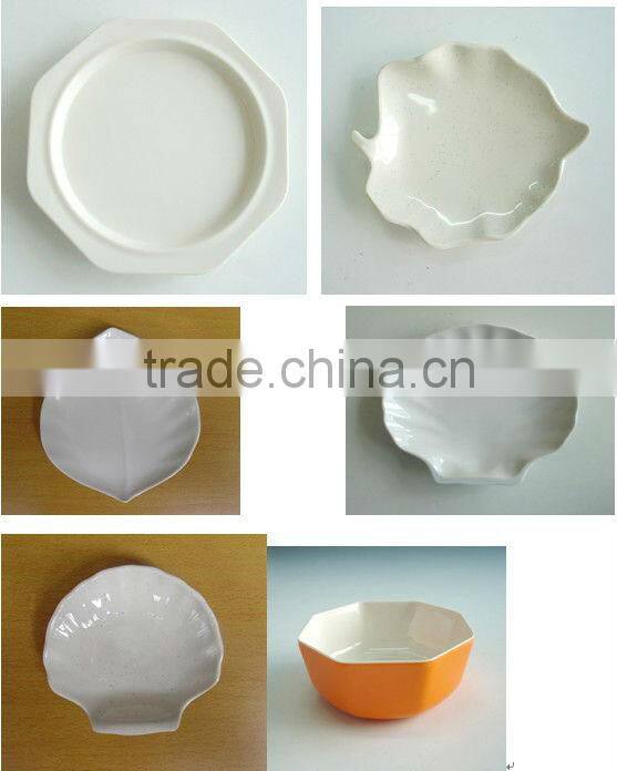 Children food tray with handle with SGS certificate and high quality of 100% melamine material