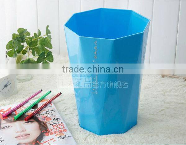 Bright colored polygon dustbin