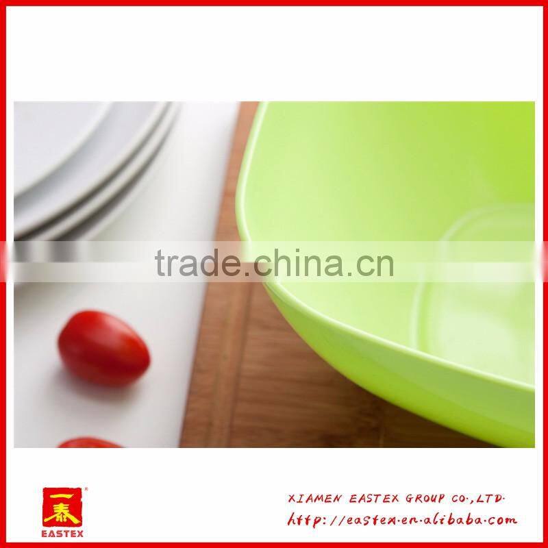 Candy color Plastic bowl salad bowl cheap round bowl