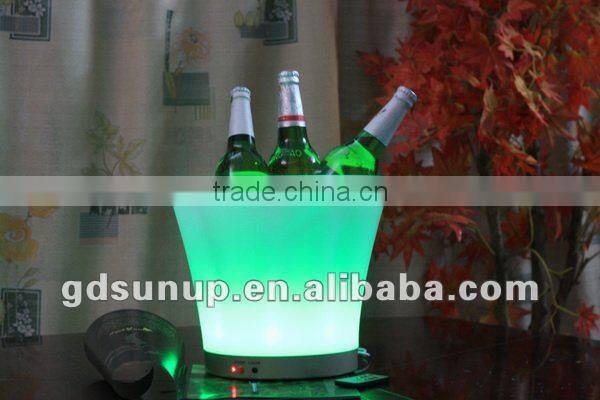 remote control rechargeable LED ice bucket /LED bucket