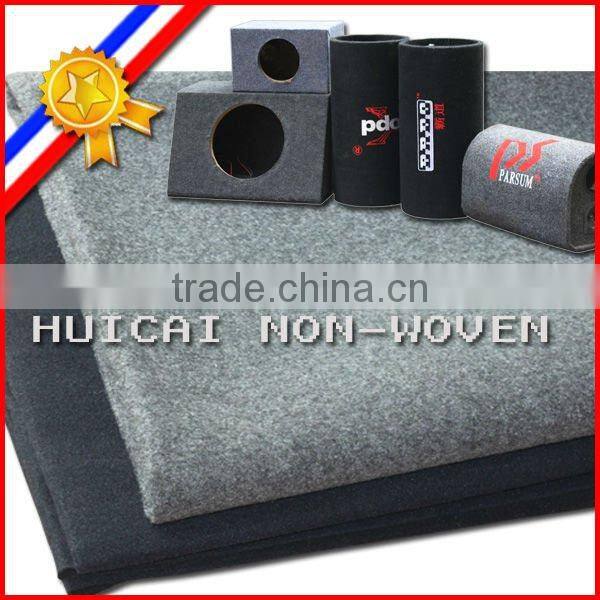 plain surface non woven felt fabric textiles for speaker box