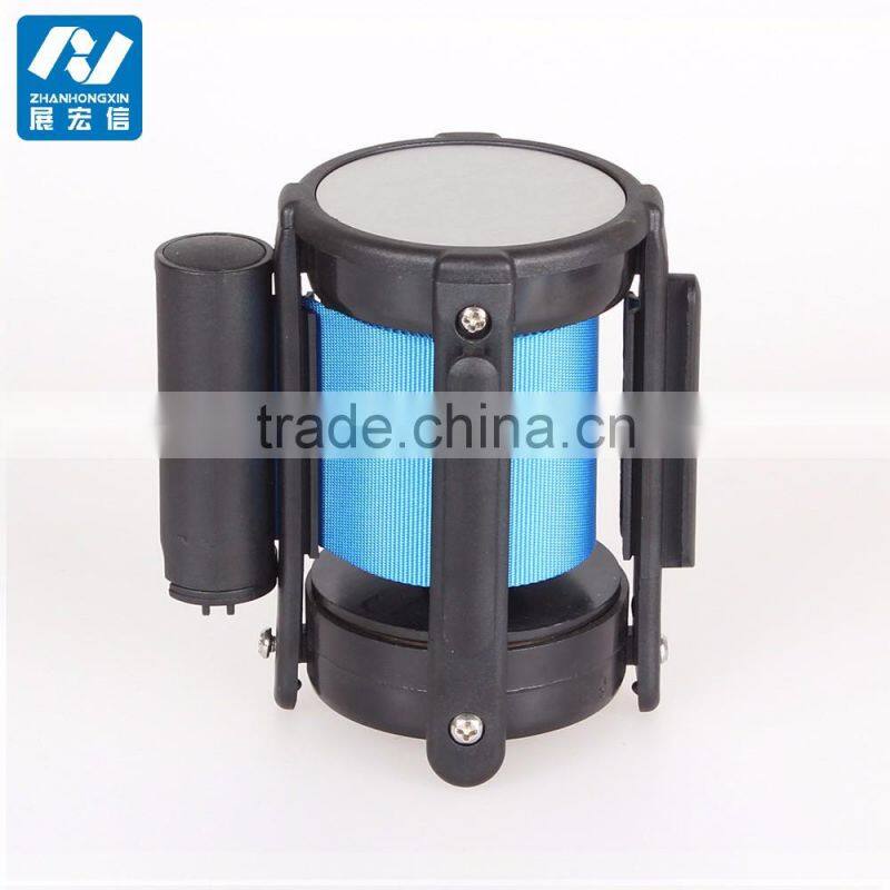 3m Plastic retractable belt mechanism four ways stanchion belt cassette