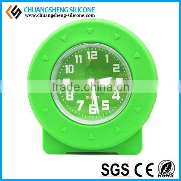 Round shape smart cute table clock