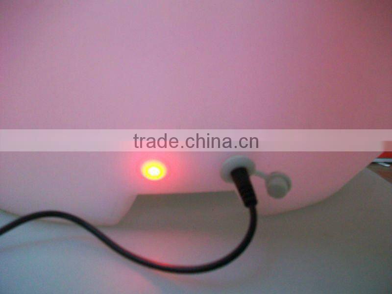 Poly Ethylene material outdoor LED sofa furniture