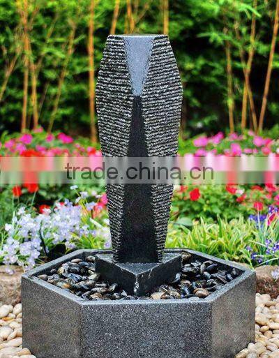 Outdoor granite water fountain