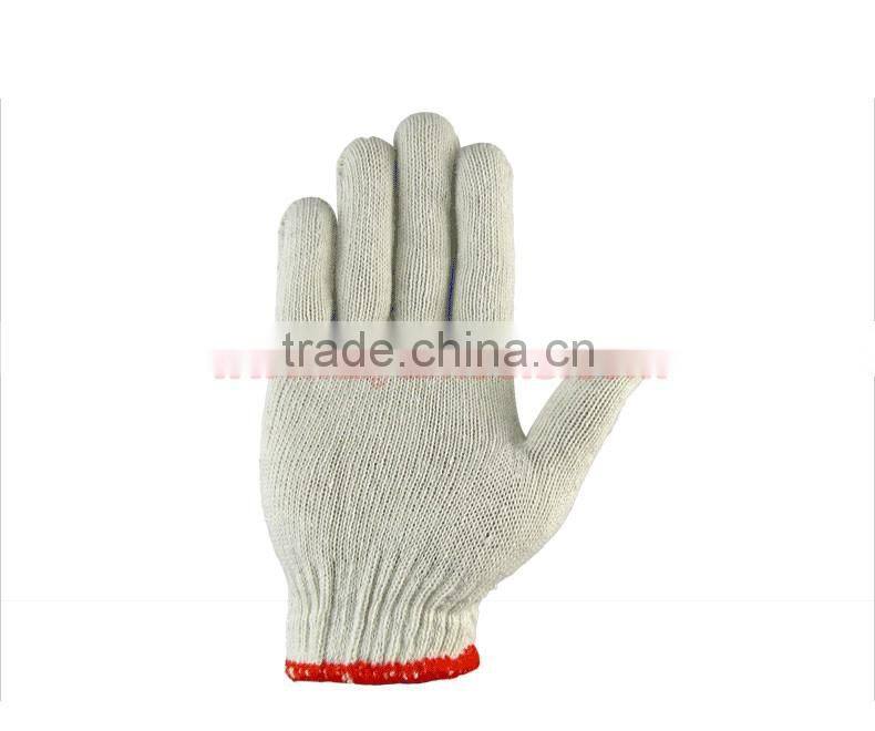 Cotton safety gloves working gloves safety gloves work gloves knitted gloves, industrial gloves, garden gloves