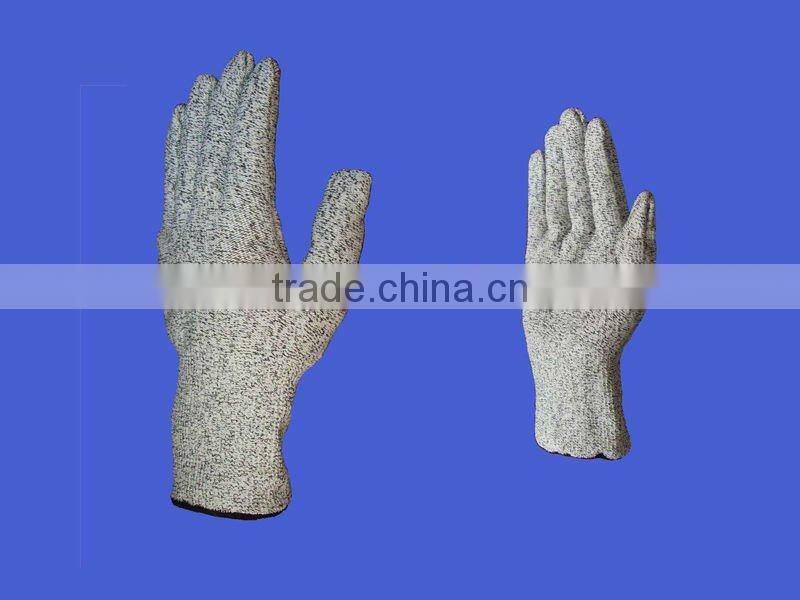 Polyethylene fiber nitrile coated glove cut level 3