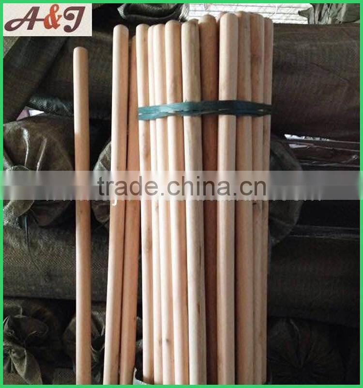 120*2.8cm Natural Round Wooden Handle with Tapered Tip