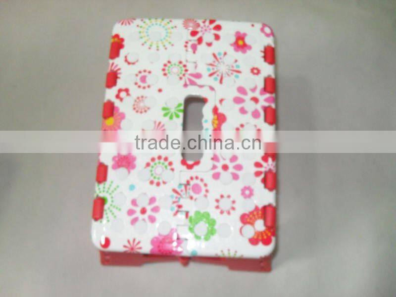 Plastic folding stool