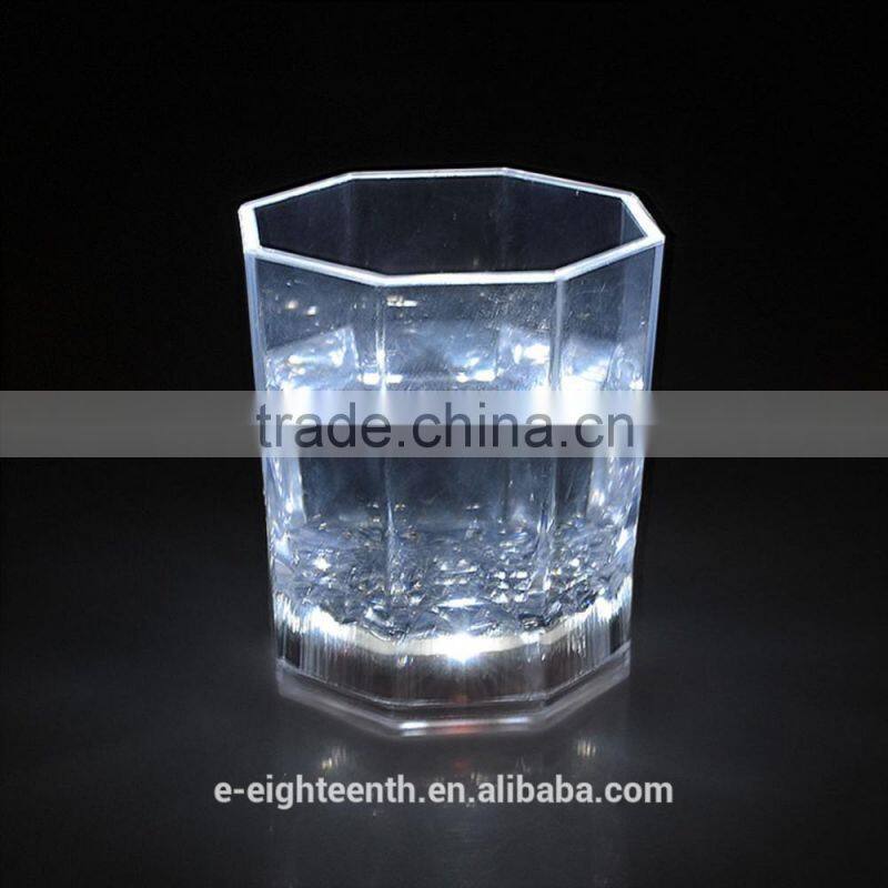 2016 fancy Mini LED Colorful Bar Pub Beer Wine Cup Party Flashing Light Glass mug