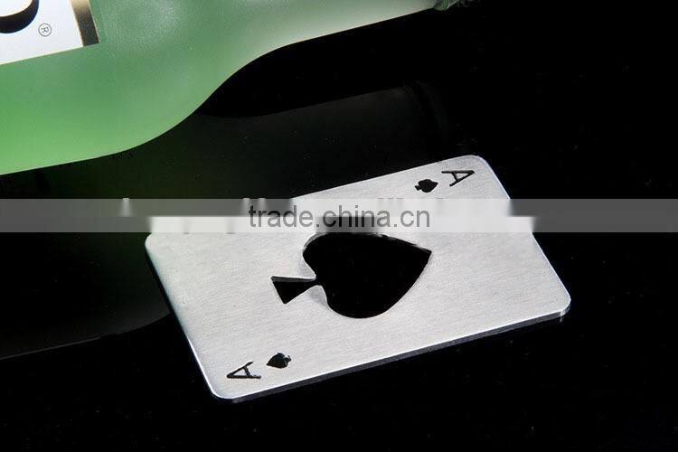 Poker Playing Card Bar Tool Soda Beer Bottle Cap Opener Gift Wholesale