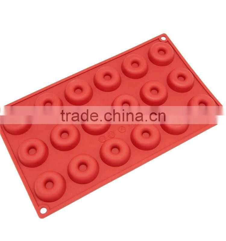 Non - Stick Mini Donut Cake Dishwasher Safe Microwave Silicone Baking Pan