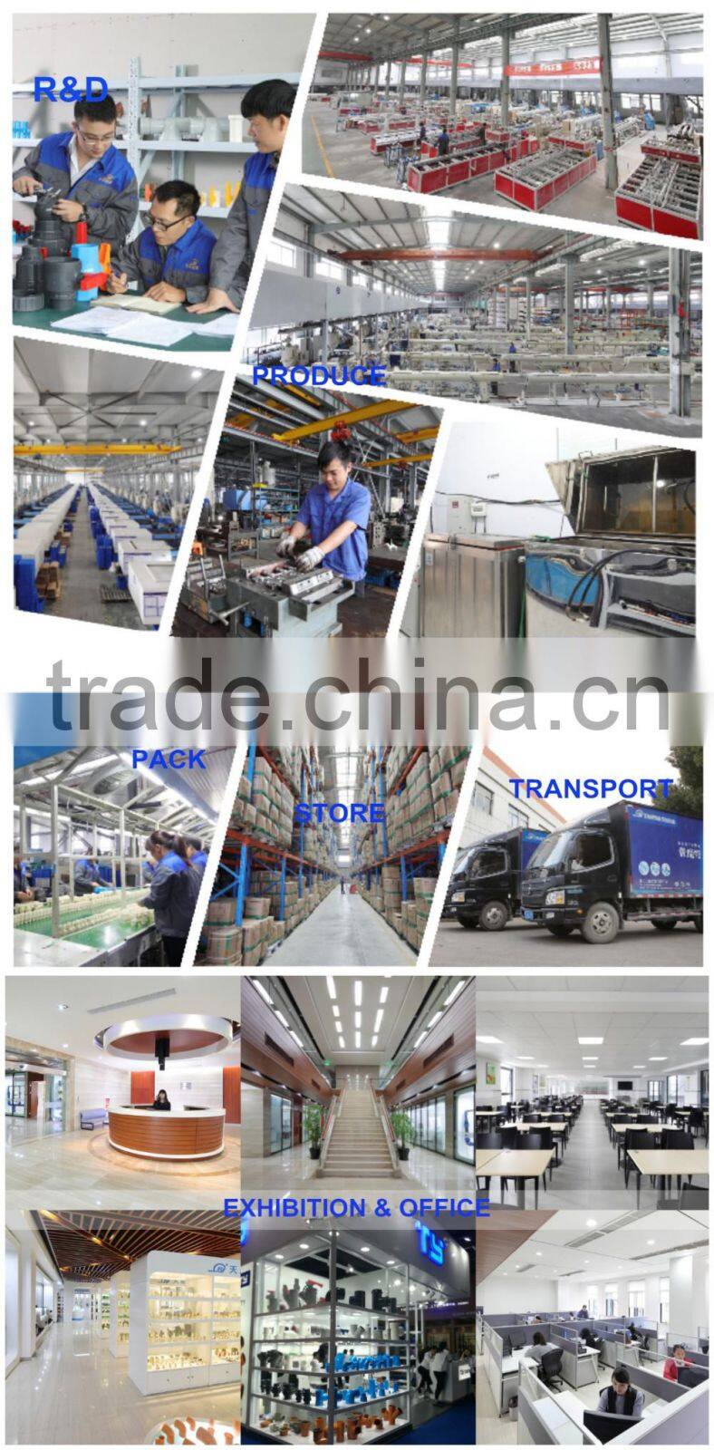 Factory price Manufacturer good quality PVC Fitting UPVC Rubber Joint plastic fitting for drainage GB floor drain