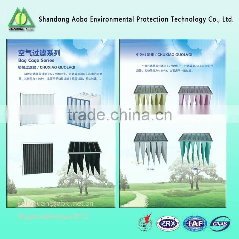Nonwoven Medium efficiency pocket air filter fabric for air conditioning system