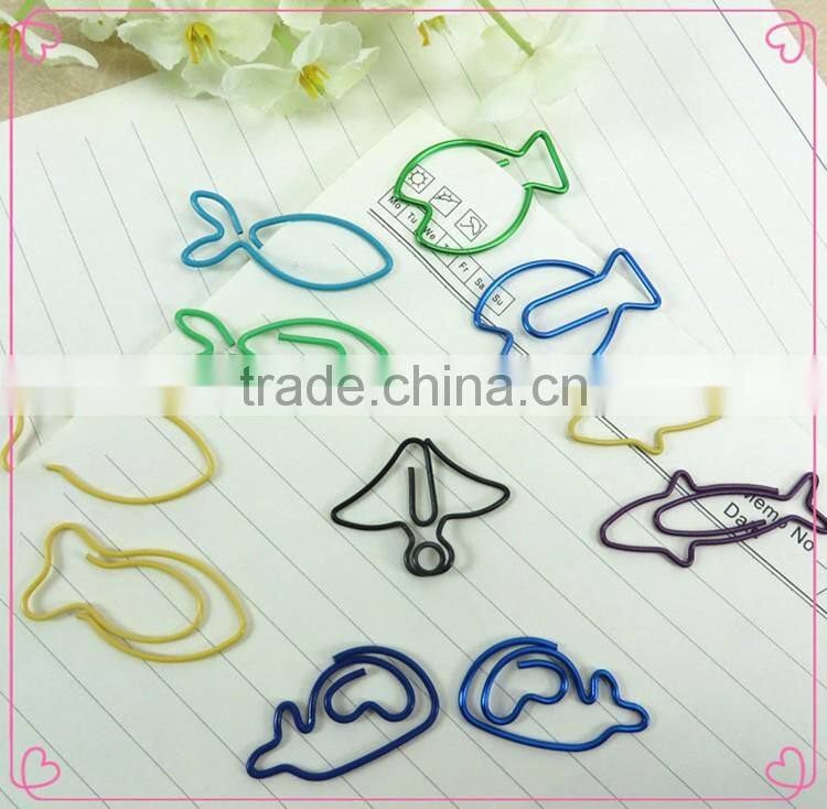 Office stationery human shaped paper clip metal wire clip gifts