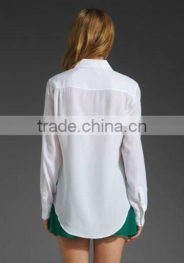 fashionable!latex lady design!12TT017!2012 new fashion clothing !pleat blouse!hot sell,high quality,best price