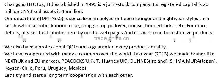 Women Jacquare Coral Fleece Ladies Long Bathrobes