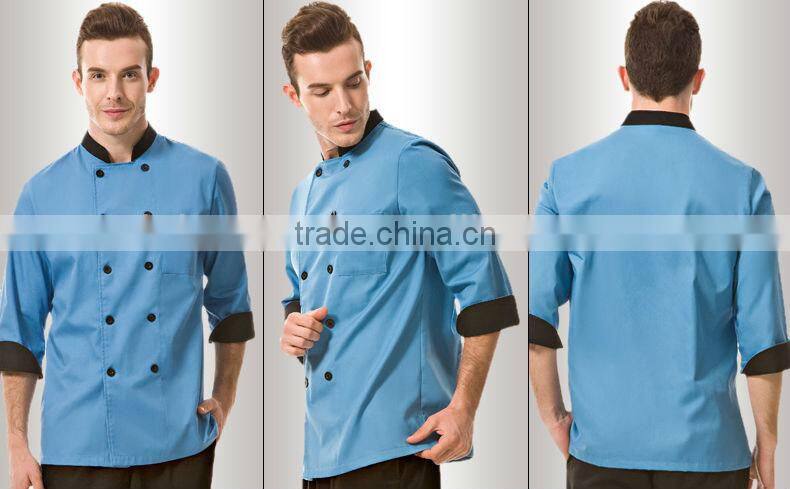 oem kitchen cotton chef coat uniform direct supplier