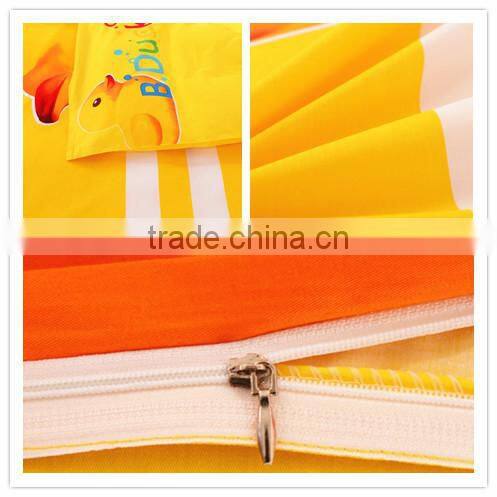 Big yellow duck printed 100% Cotton for baby bedding set