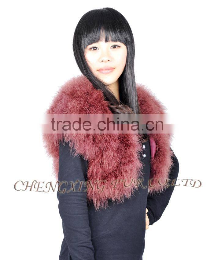 CX-G-B-249A 2016 New Product Fashion Women Turkey Fur Vest