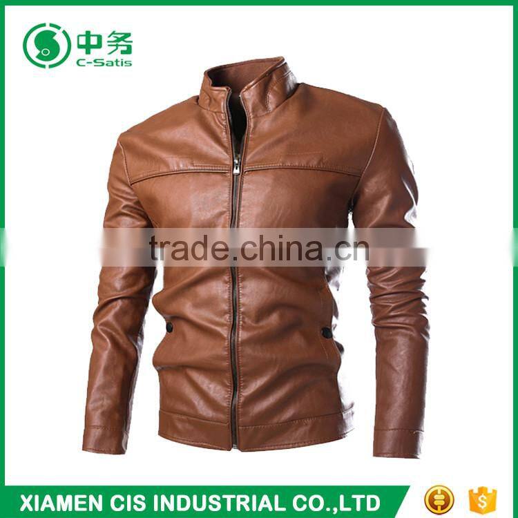 Cheap Price Wholesale Pakistan PU Leather Jackets for Men