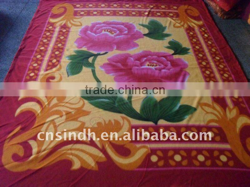 100% polyester fleece blanket