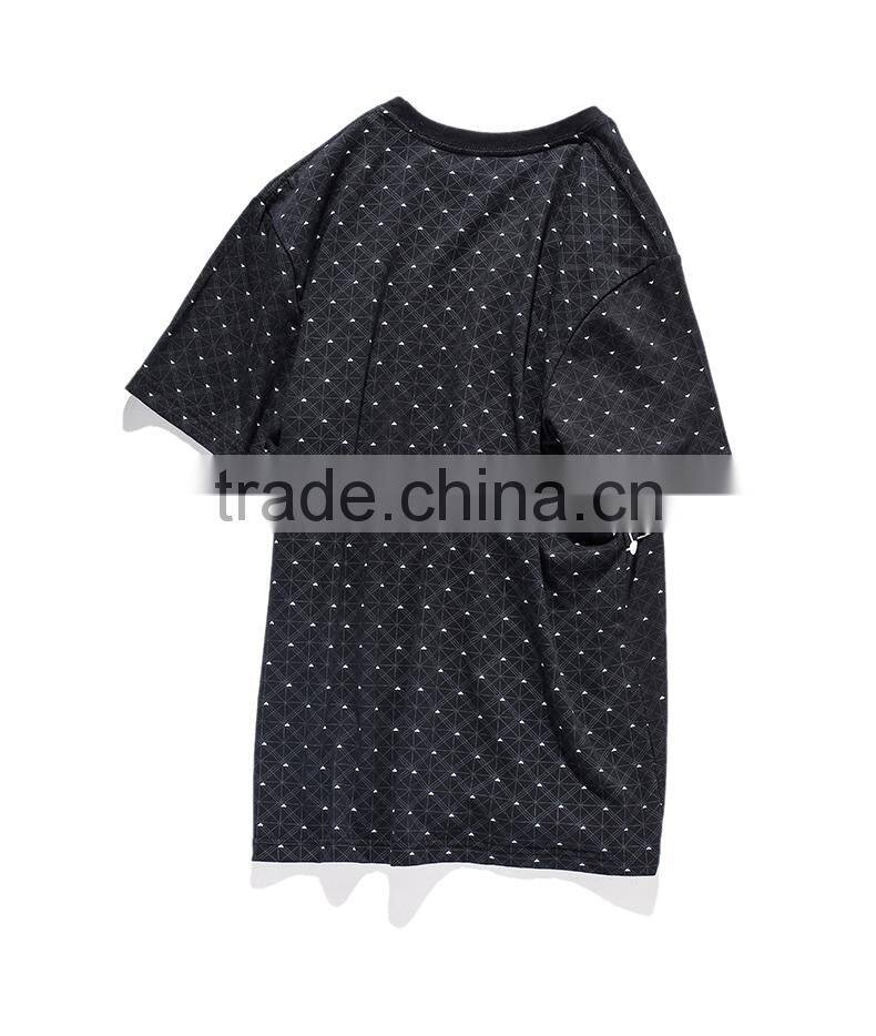 2017 Summer new design custom gym street wear t shirt printed