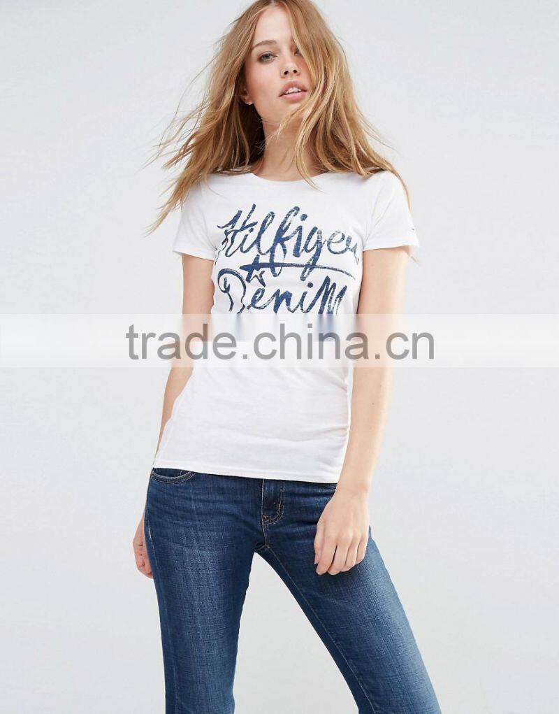 OEM Customized shirts for women t-shirt custom t shirt printing girls printed t shirts