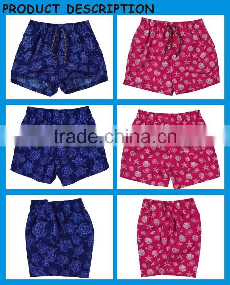 Newest Wholesale Board Shorts Kids Girls Peach Shorts