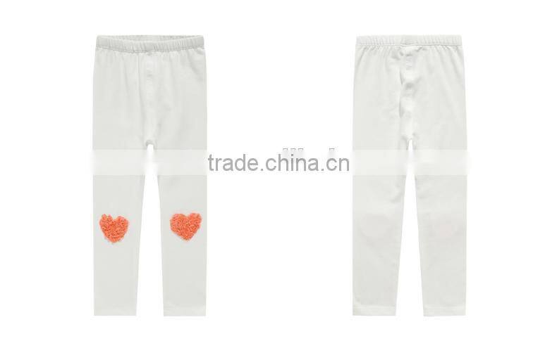 100% cotton healthy fabric cute girl baby leggings