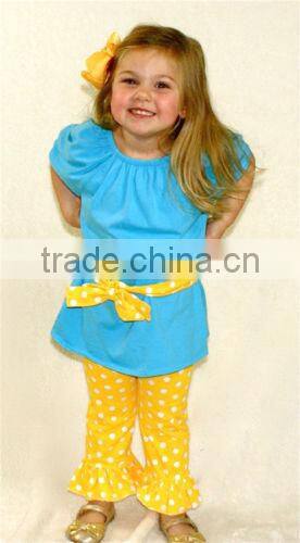 designer clothing manufacturers in China wholesale two piece outfits girls chevron clothing simple design clothes set