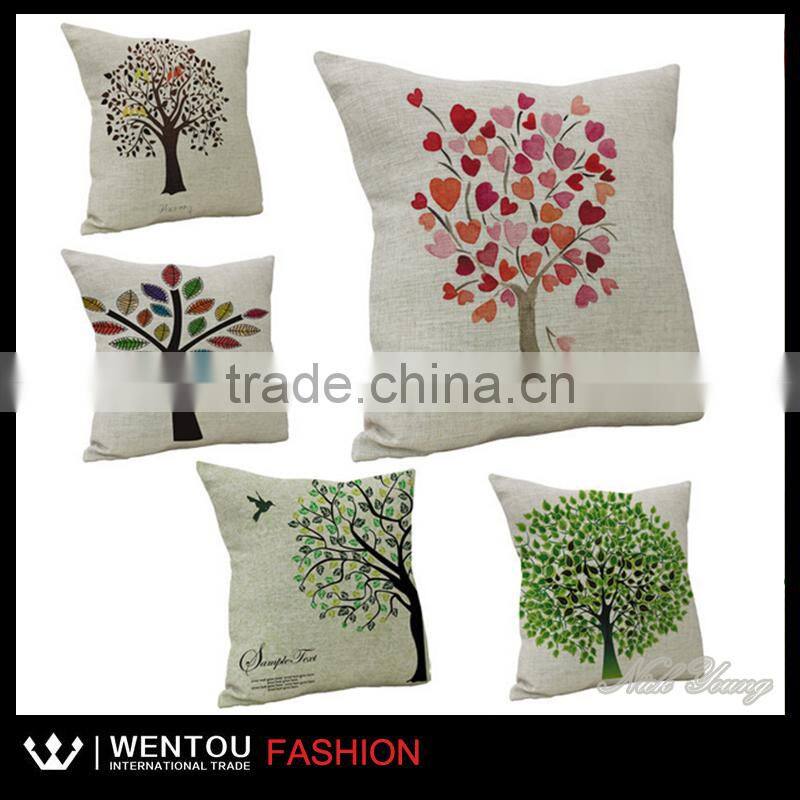 Hot sale Printed Burlap Sofa Cushion