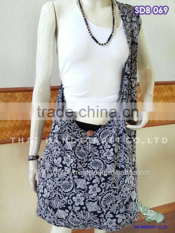 Thai Cotton Shoulder Hippie Boho Hobo Sling Crossbody