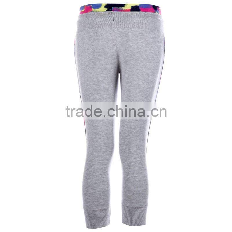China custom sports /casual cotton drawstring loose pants for women