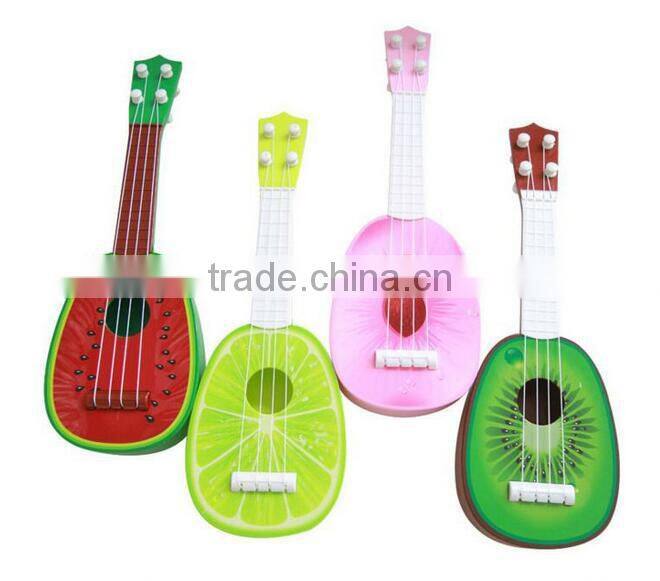 children early educational musical toys plastic fruit guitar ukulele playing music toy gifts for kids