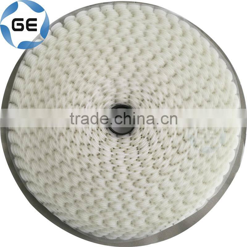 Self Adhesive Nylon Hook and Loop Dots with Anti-sticking Paper Customized Round Sticky Hook Loop Dot with Back Hot Melt Glue