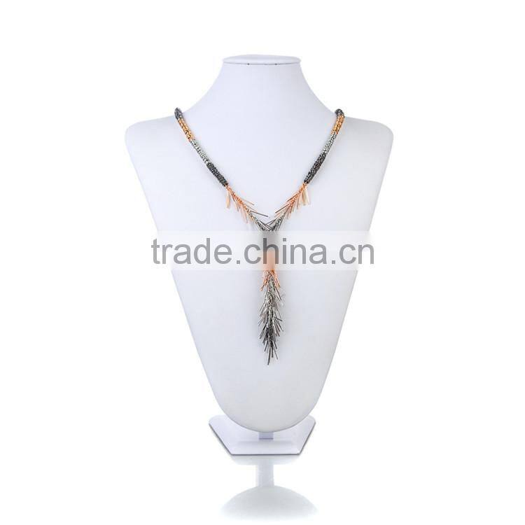 2015 fashion metal chain necklace Circle Necklace285