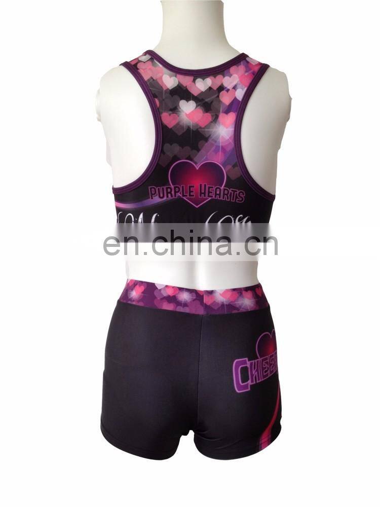 2016 For Girls Club School Never Fading Sublimation Cheer Uniforms