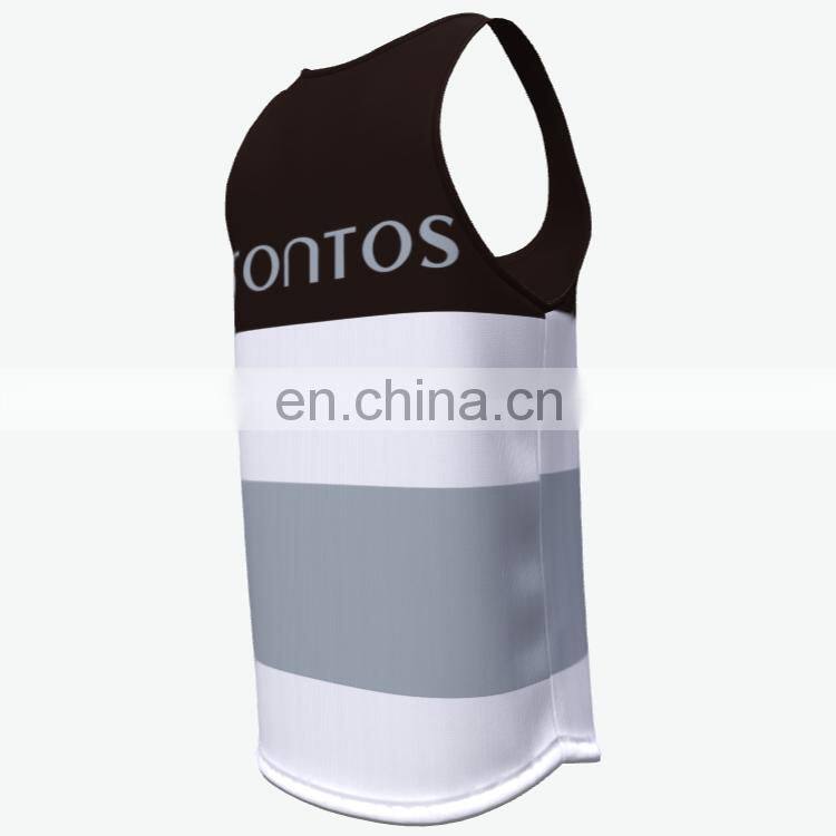 2017 Plain gym mens muscle tank tops sports gym singlets