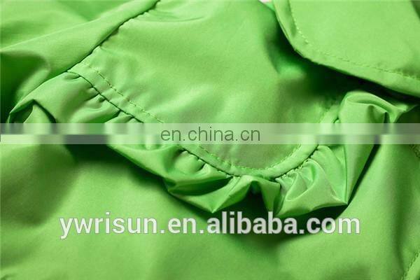 2017 Wholesale OEM Green Children Waterproof Rain Coat High Quality Kids Raincoat