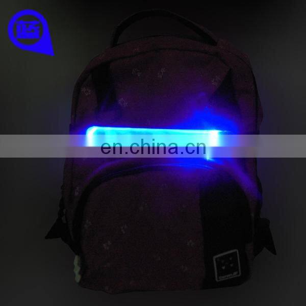 Best selling light up backpack straps decorative belts bag decorative belts bag