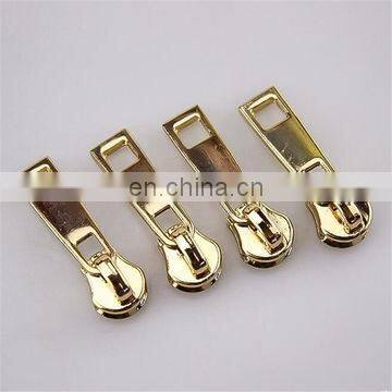 custom metal zipper head handbag fancy zipper pullers