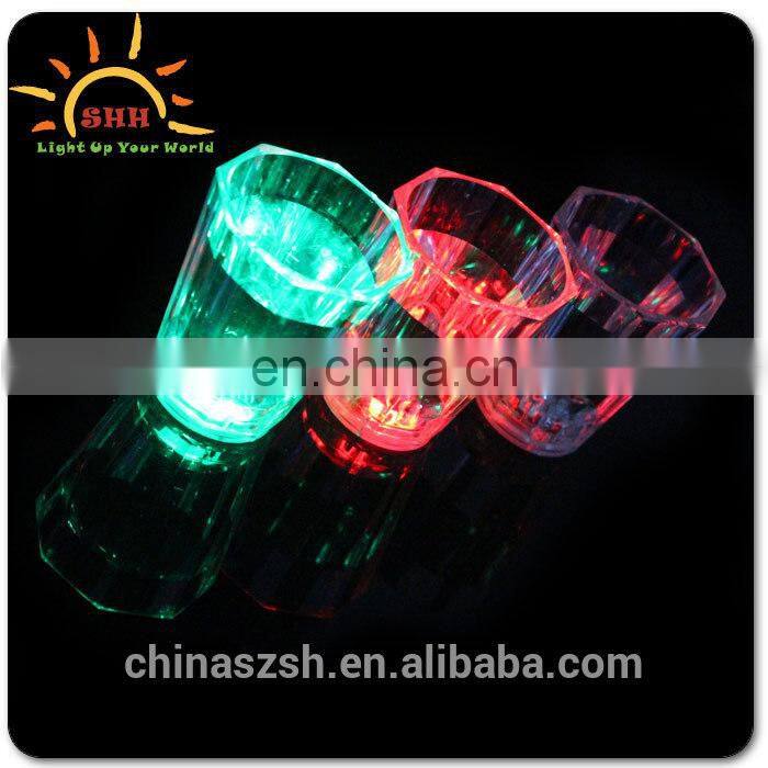 Bar item hot sale light up water activated LED cup for night