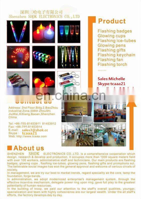 2017 NEW product LED fashion T-skirt shape Keychain