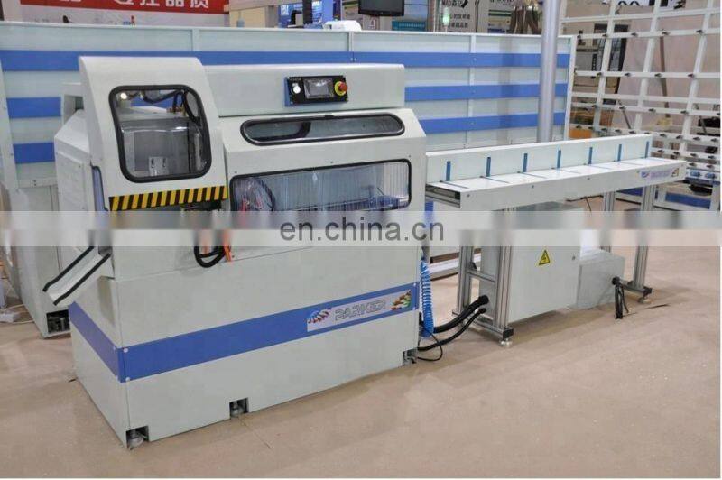aluminum profile auto feeding corner key cutting saw