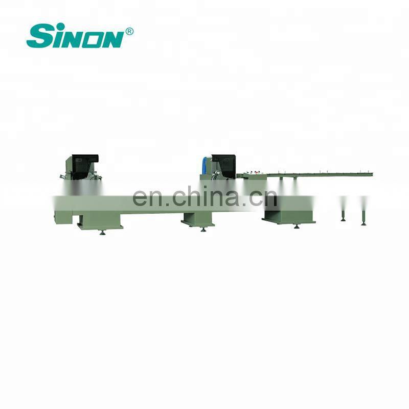 High-end Double Head UPVC Extrusion Proifle Cutting Machine