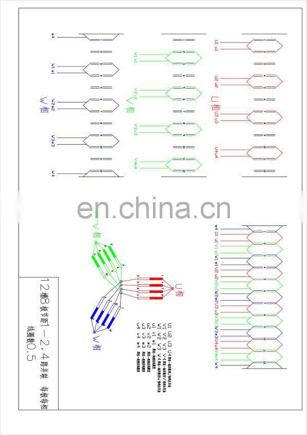 Smaller type brushless dc motor 80mm 12 slots 8 poles winding generator stator core for electrical machine