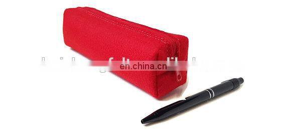 Round Felt Stationery Pouch Bag Case for students