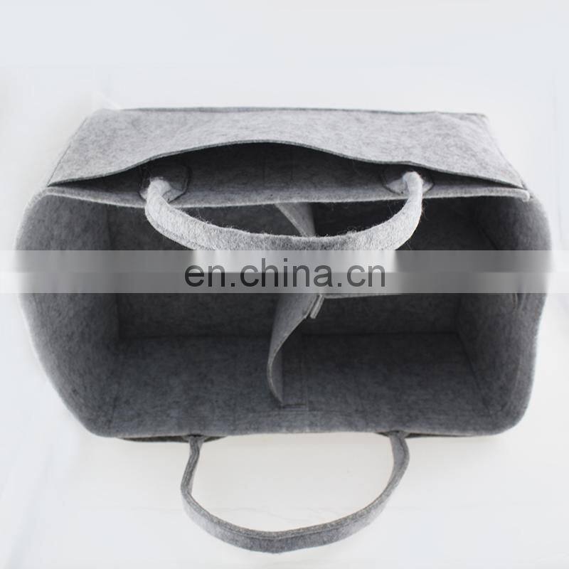 Amazon Hot Selling Felt Diaper Biaper Bag Organizer Grey For Baby